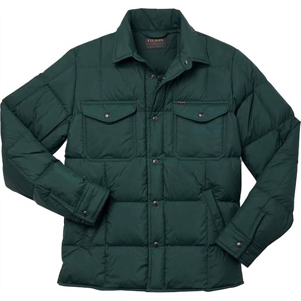 NEW FILSON men's lightweight down jacket in fir